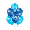 Balony gumowe Rekin 12"/6 szt. 05520      Happy Birthday