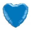 Balon z helem FX serce niebieskie 66816 18 cali