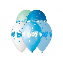 Balony gumowe Boy 13"/5 szt. 32331