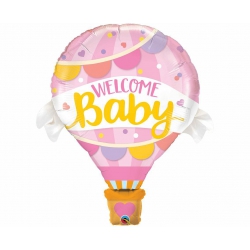 Balon foliowy z helem 86553 Welcome Baby 42 cale