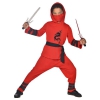 Strój Ninja Czerwony 3-4 lata 04851